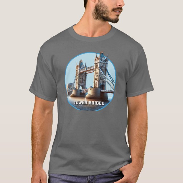 Camiseta Torre da Ponte Londres Inglaterra (Frente)