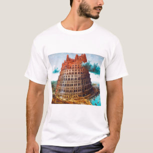 Camiseta Torre de Babel, Pieter Bruegel, o Velho
