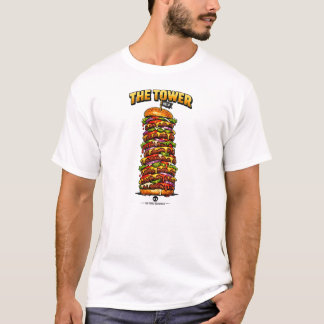 Camiseta Torre de Cheeseburger Gigante Definitivo Gráfico