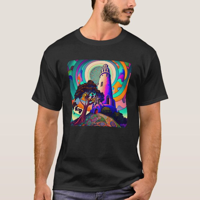 Camiseta Torre de costura v1 (sem texto) (Frente)