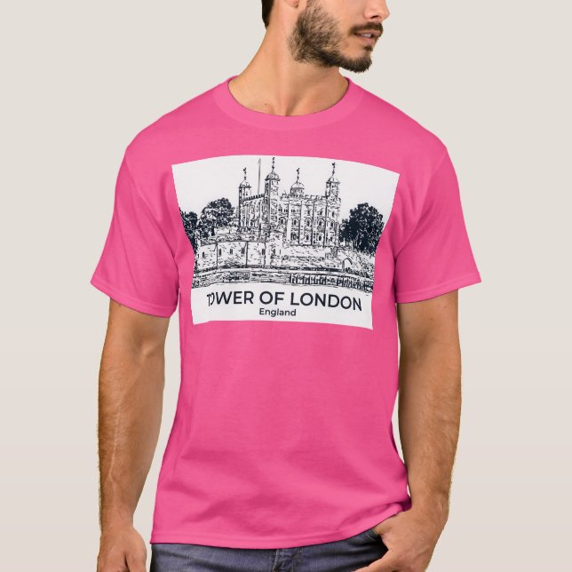 Camiseta Torre de Londres - Inglaterra (Frente)