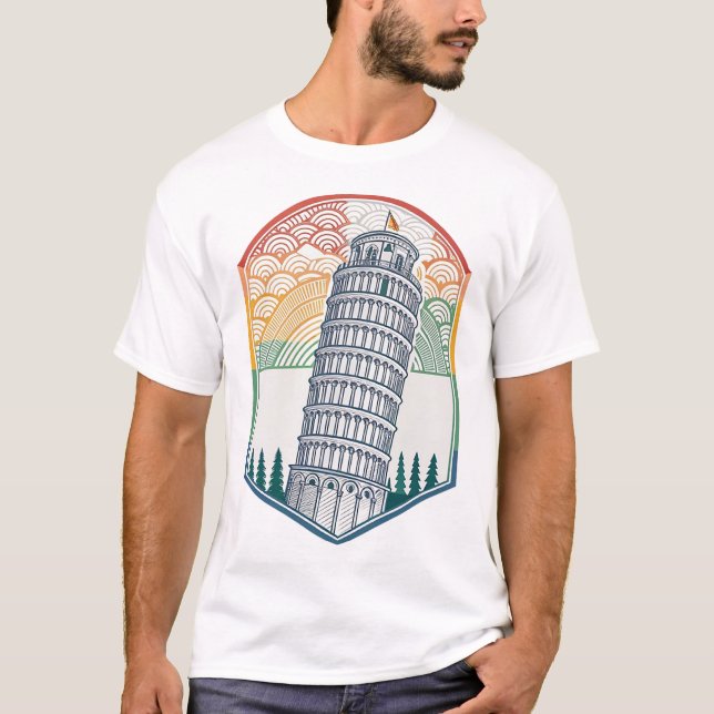 Camiseta Torre de Pisa (Frente)