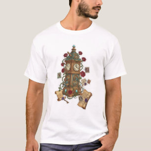 Camiseta Torre de Relógio Fantasia Ilustração Máquina do Te