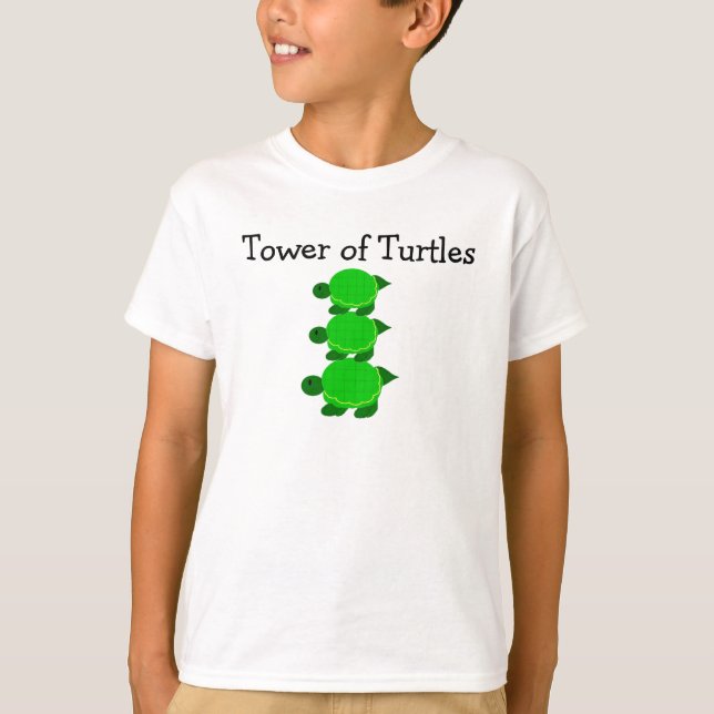 Camiseta Torre de Tartarugas (Frente)