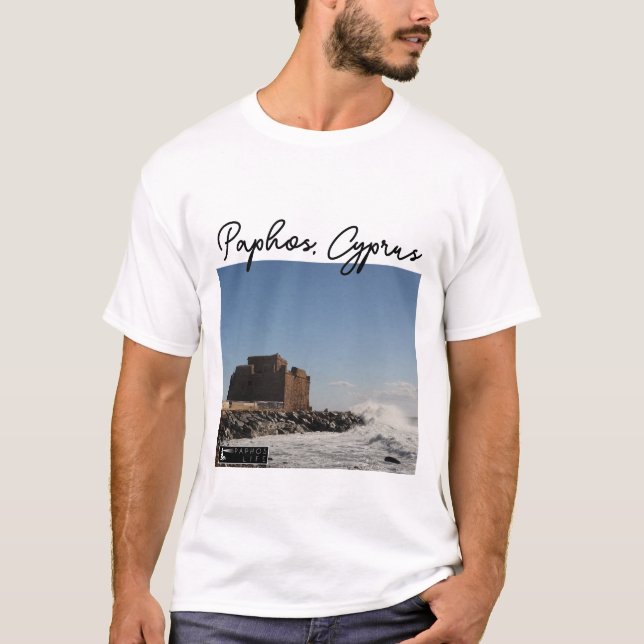 Camiseta Torre do Castelo de Paphos (Frente)