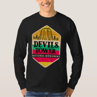 Camiseta Torre do Diabo Wyoming Monumento Nacional Lembranç