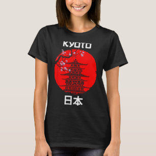 Camiseta Torre do Templo Sakura do Japão