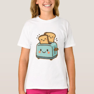 Camiseta "Torre e pão sorridentes - cozinha Quirky