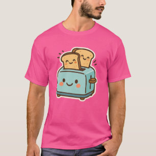 Camiseta "Torre e pão sorridentes - cozinha Quirky