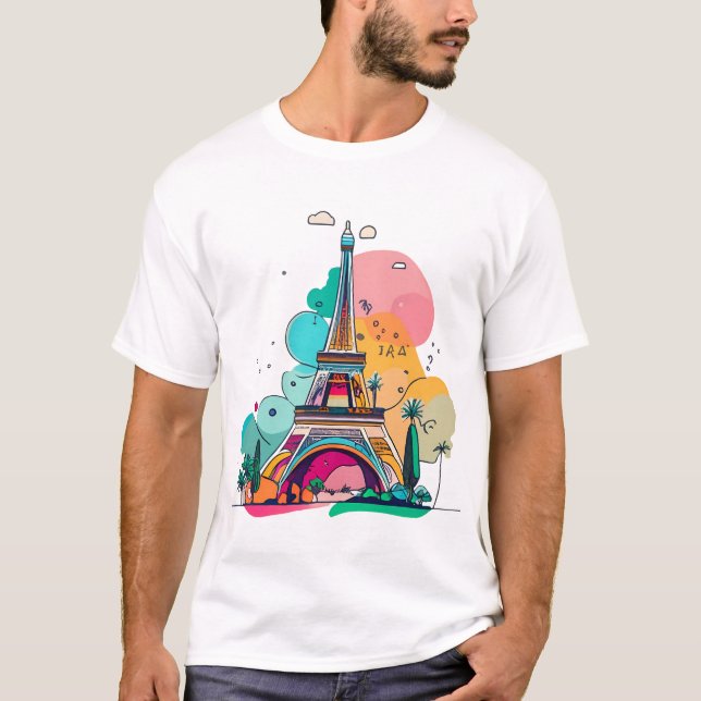 Camiseta Torre Eiffel (Frente)