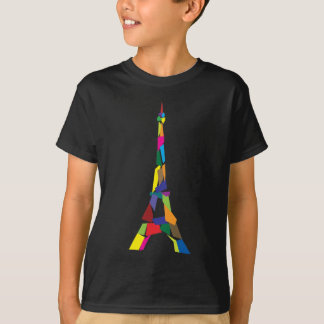 Camiseta Torre Eiffel abstrata, France, Paris
