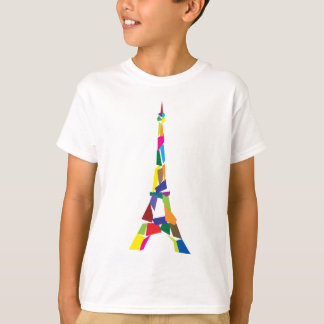 Camiseta Torre Eiffel abstrata, France, Paris