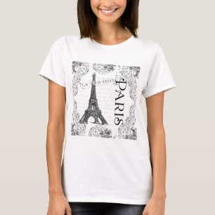 Camiseta Torre Eiffel de Paris e Rolls