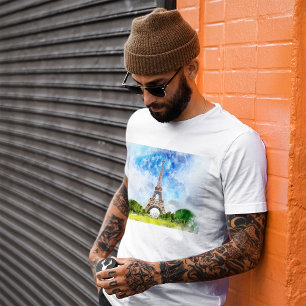 Camiseta Torre Eiffel em Paris n.o 1