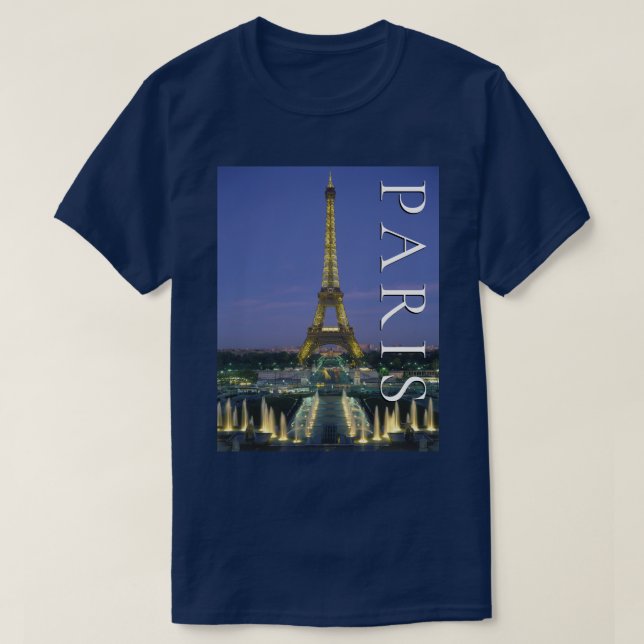 Camiseta Torre Eiffel | Paris, França (Frente do Design)
