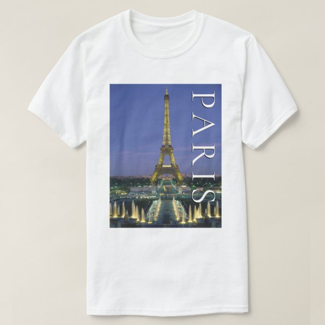 Camiseta Torre Eiffel | Paris, França (Frente do Design)