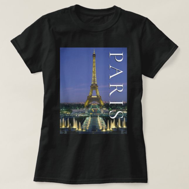 Camiseta Torre Eiffel | Paris, França (Frente do Design)