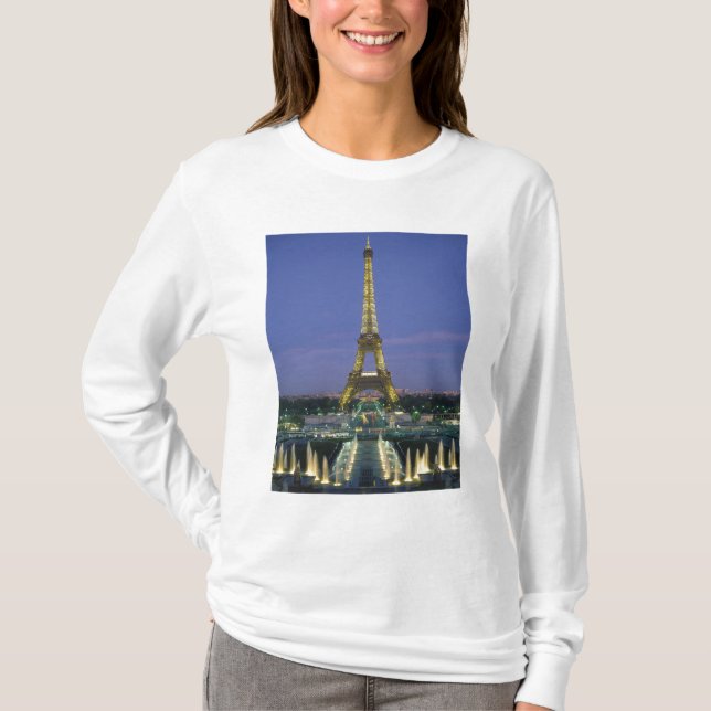 Camiseta Torre Eiffel, Paris, França 2 (Frente)