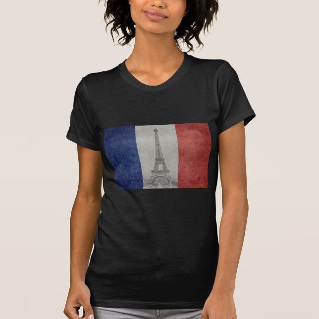 Camiseta Torre Eiffel, Paris France (Frente)