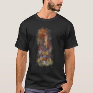 Camiseta Torre Eiffel Parisiense Vintage Retro Paris