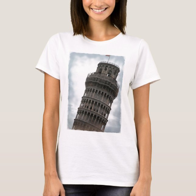 Camiseta Torre inclinada de Pisa (Frente)