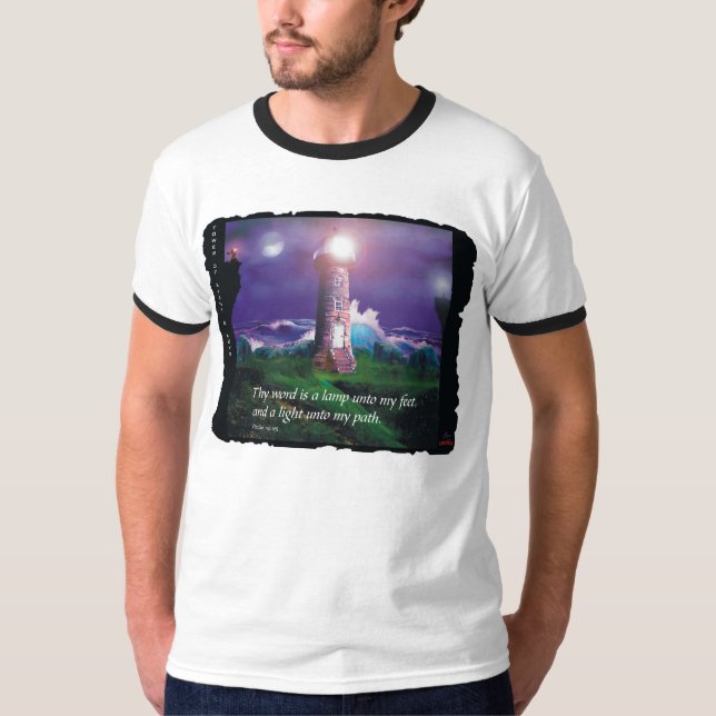 Camiseta "Torre t-shirt da campainha dos homens da luz & do (Frente)
