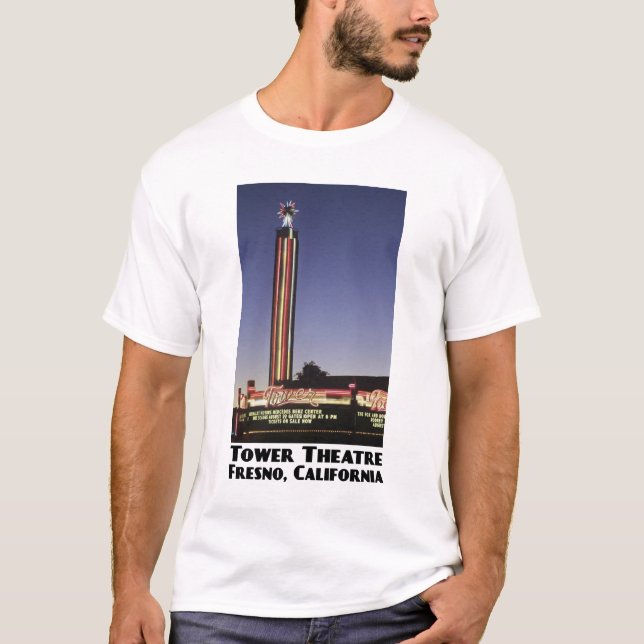 Camiseta Torre, t-shirt do branco de Fresno (Frente)