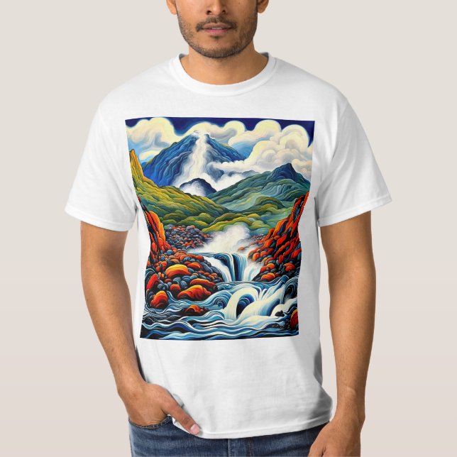 Camiseta Torrent das Montanhas (Frente)