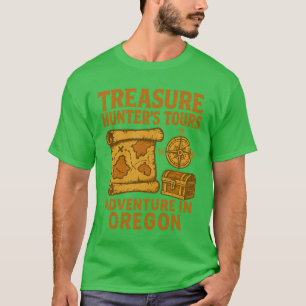 CAMISETA TORRES DE CAÇA DE TESOURO DO COPPERPOT DE CHESTER 
