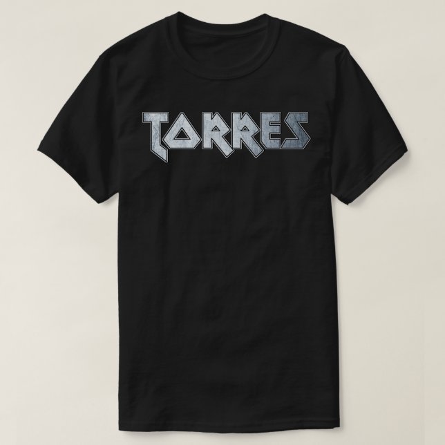 Camiseta Torres de metal pesado (Frente do Design)