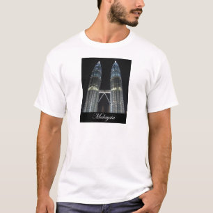 Camiseta Torres de Petronas na noite