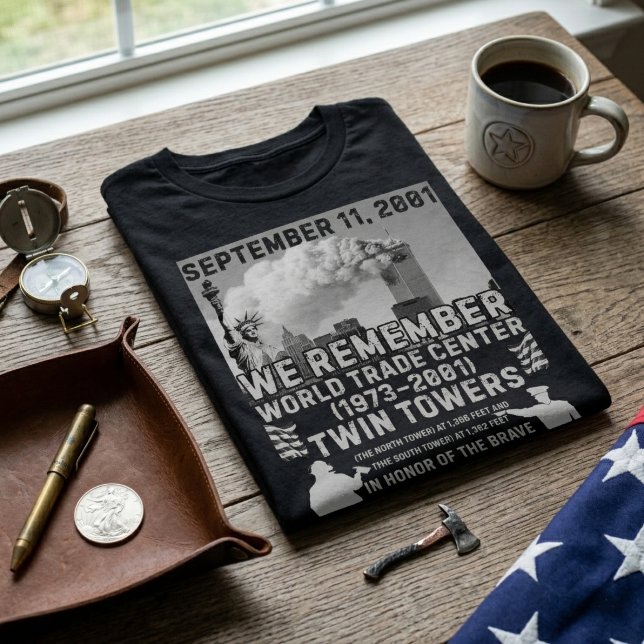 Camiseta Torres Gêmeas 11/9 (Criador carregado)