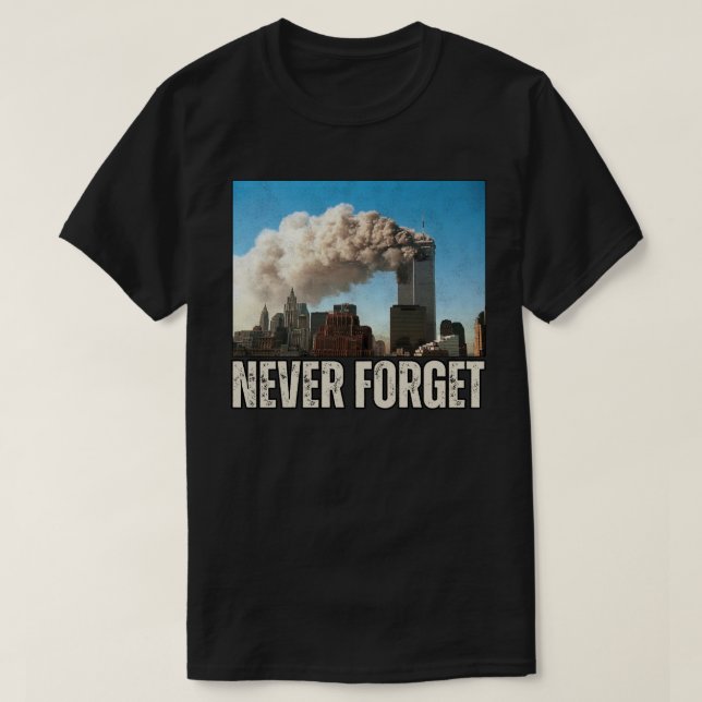 Camiseta Torres Gêmeas do World Trade Center (Frente do Design)