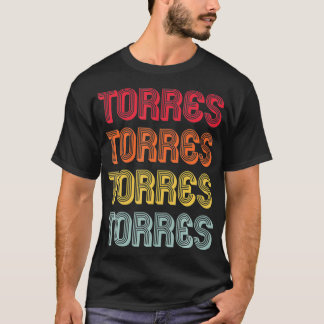 Camiseta TORRES Gift Surname Funny Retro Vintage 80s Birthd