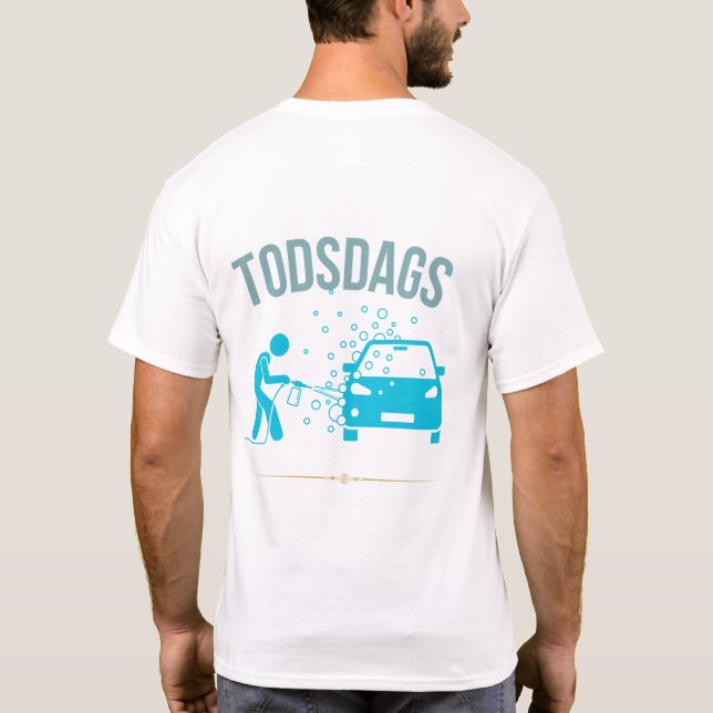 Camiseta Torsdags Bil Tvätt & Rekond (Verso)