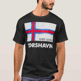 Camiseta Torshavn Faroe Islands Flag   Torshavn 