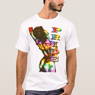 Camiseta torso masculino arco-íris Orgulho 1