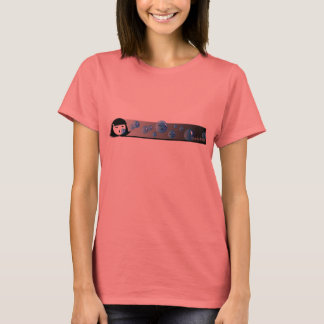 Camiseta Torta Cutie soprando muitas bolhas