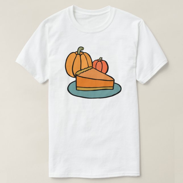 Camiseta Torta de Abóbora Inteira (Frente do Design)