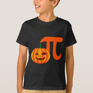 Camiseta Torta de abóbora jack o lantern halloween matemáti