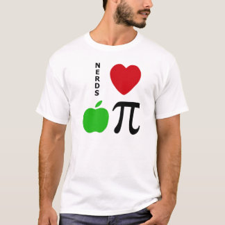 Camiseta Torta de Apple do amor dos nerd