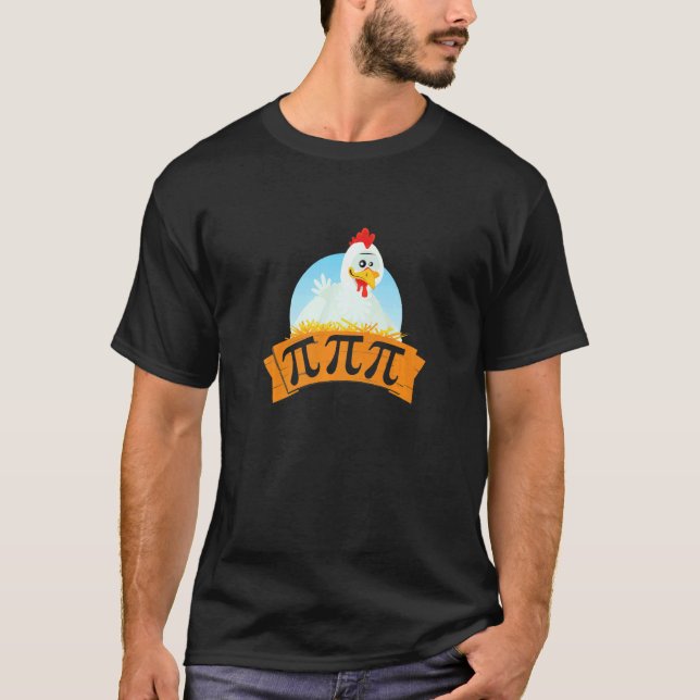 Camiseta Torta De Frango Dia Do Pi Matemática  3.14 (Frente)