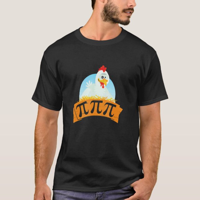 Camiseta Torta De Frango Dia Do Pi Matemática 3.14 (Frente)