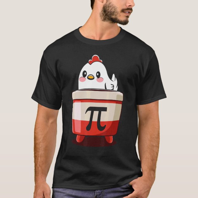 Camiseta Torta De Frango Dia Do Pi  Torta Matemática  Prese (Frente)