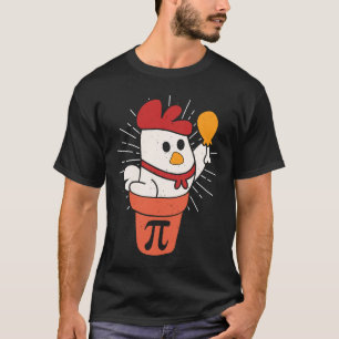 Camiseta Torta de Frango Piada de Matemática Dia do Pi 14