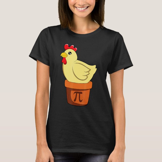Camiseta Torta De Frango Pot     Dia De Matemática (Frente)