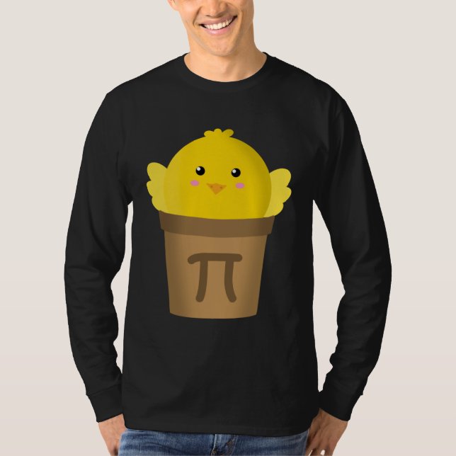 Camiseta Torta De Frango Pot Pi  Matemática  & Dia Do Pi Pi (Frente)
