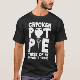 Camiseta Torta De Frango Três Das Minhas Coisas Favoritas H