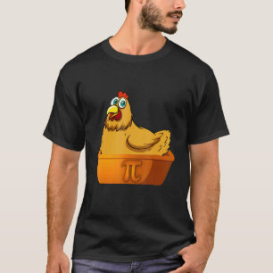 Camiseta Torta De Galinha Do Dia Do Pi Matemática Geek Nerd