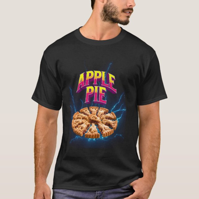 Camiseta Torta de Maçã Meme Bootleg Estilo Rap Antigo 90s E (Frente)